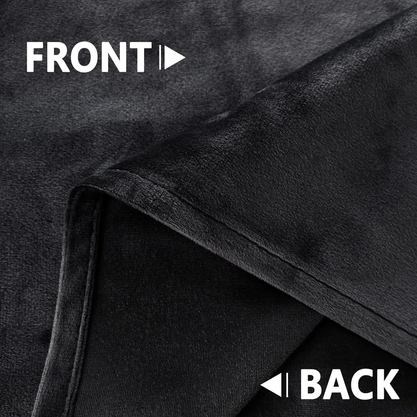 Door Curtain Velvet Blackout Panel 87x203cm