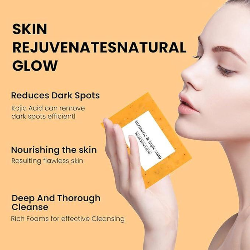 Lemon Turmeric Soap Bar Brightening Natural Cleanser