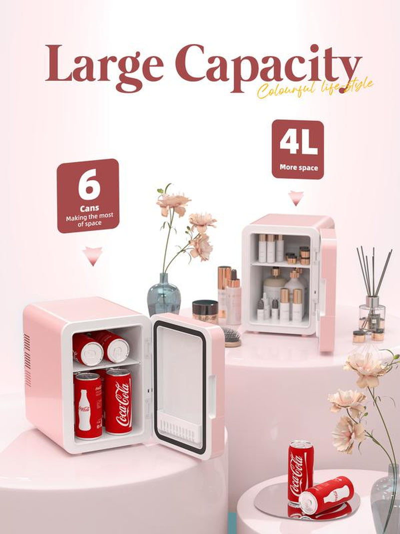 Mini Skincare Fridge Portable Beauty Cooler