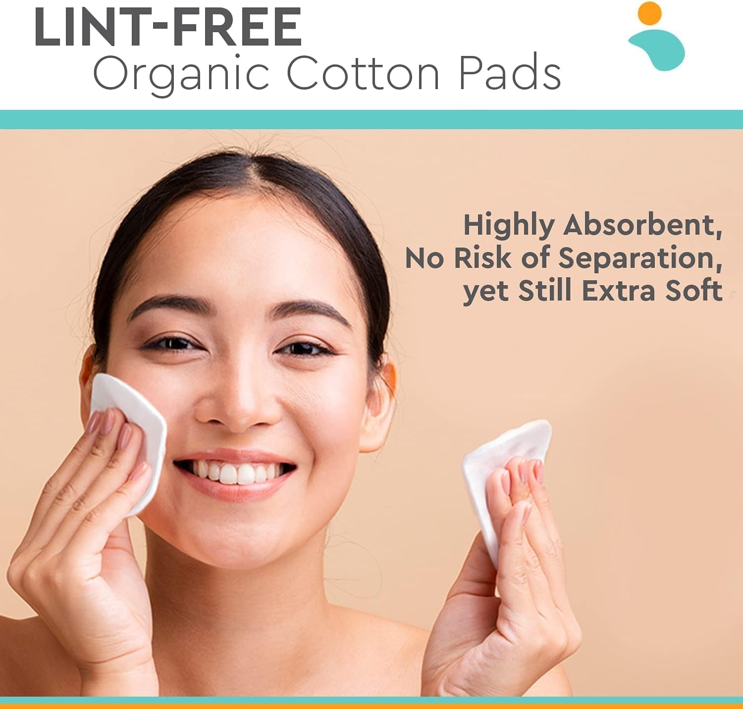 Organic Cotton Rounds & Pads Reusable Skincare Pads