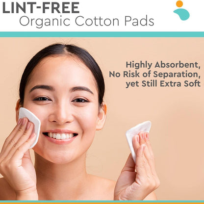 Organic Cotton Rounds & Pads Reusable Skincare Pads
