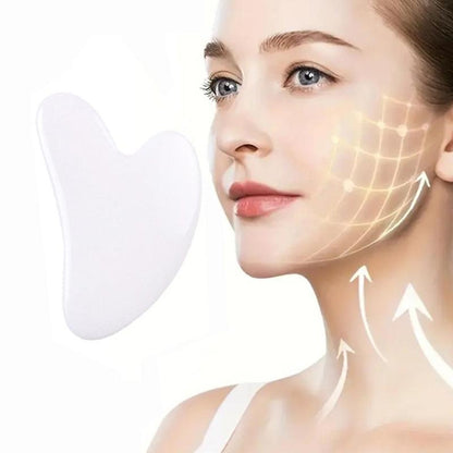 Heart Shaped Gua Sha Board Facial Massage Tool