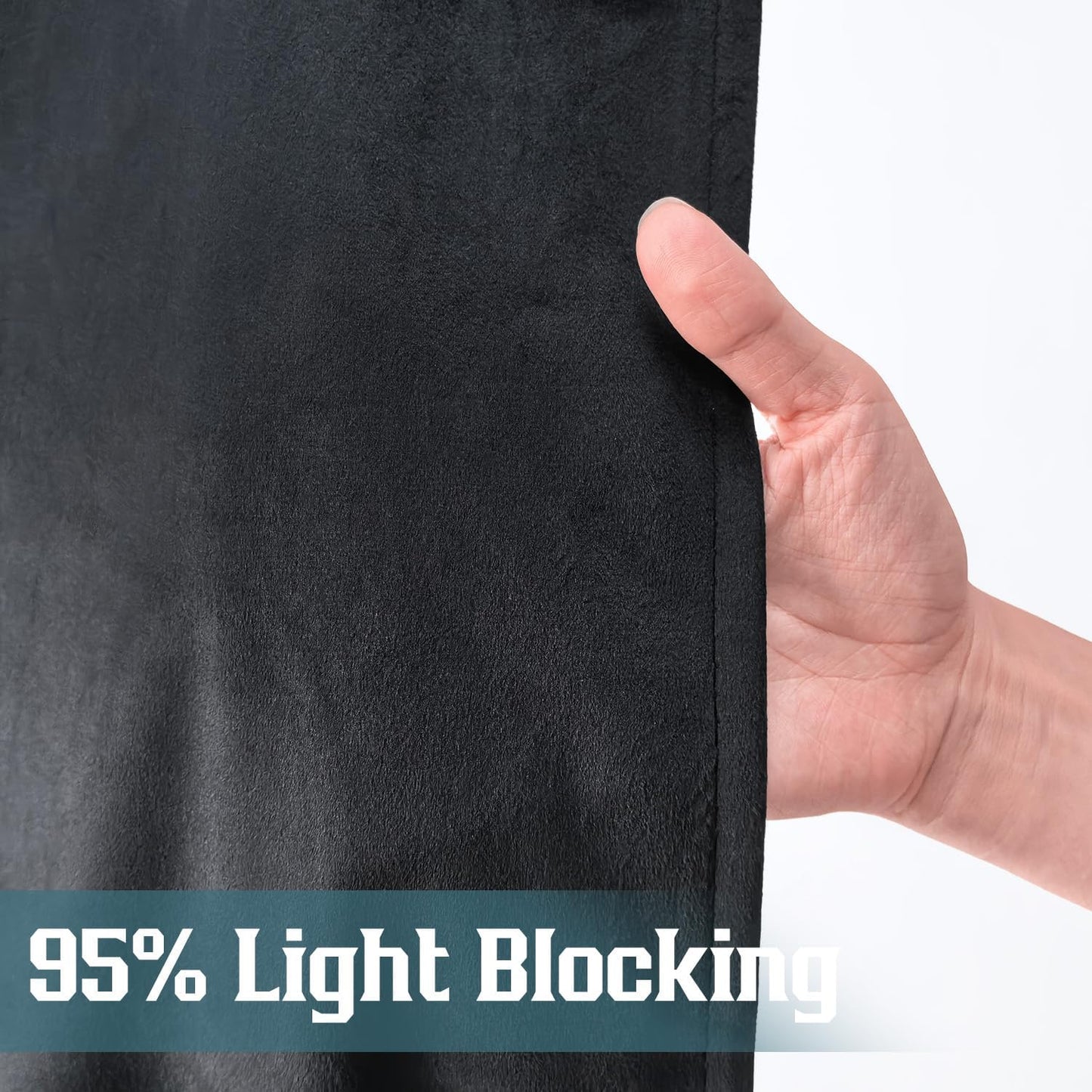 Door Curtain Velvet Blackout Panel 87x203cm