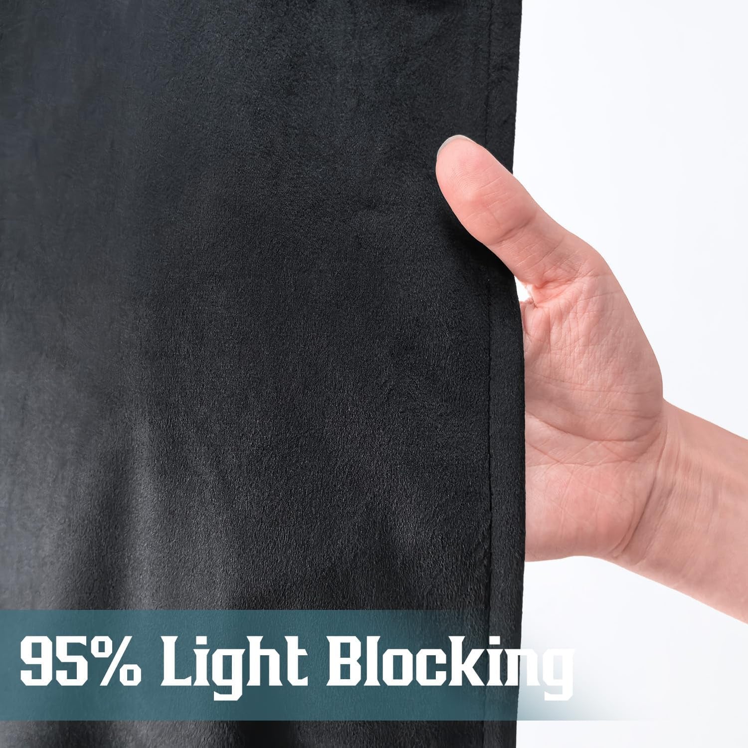 Door Curtain Velvet Blackout Panel 87x203cm