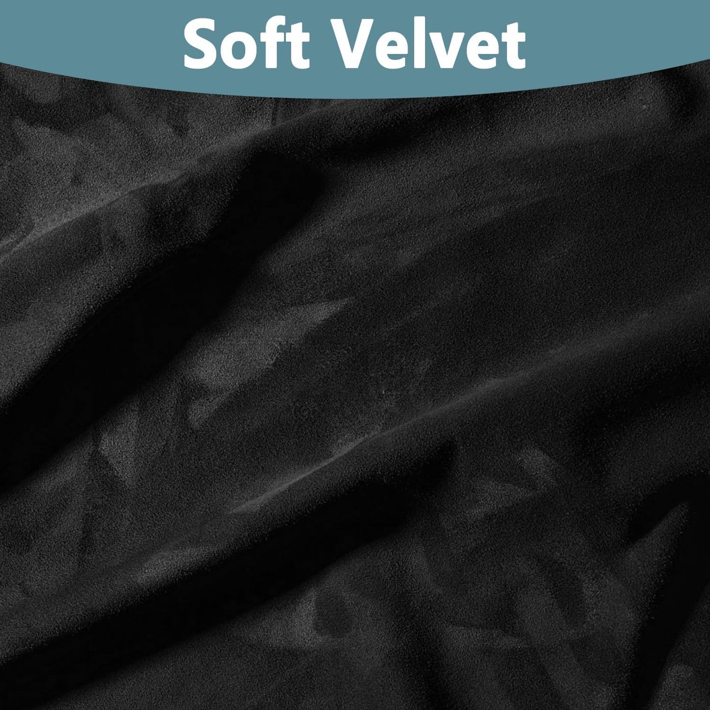 Door Curtain Velvet Blackout Panel 87x203cm