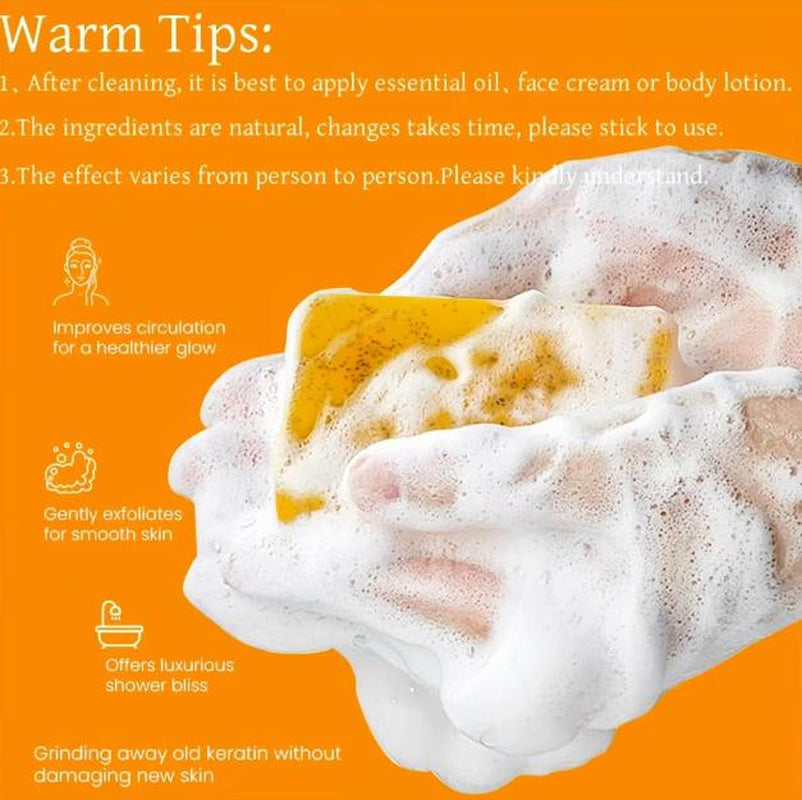 Lemon Turmeric Soap Bar Brightening Natural Cleanser