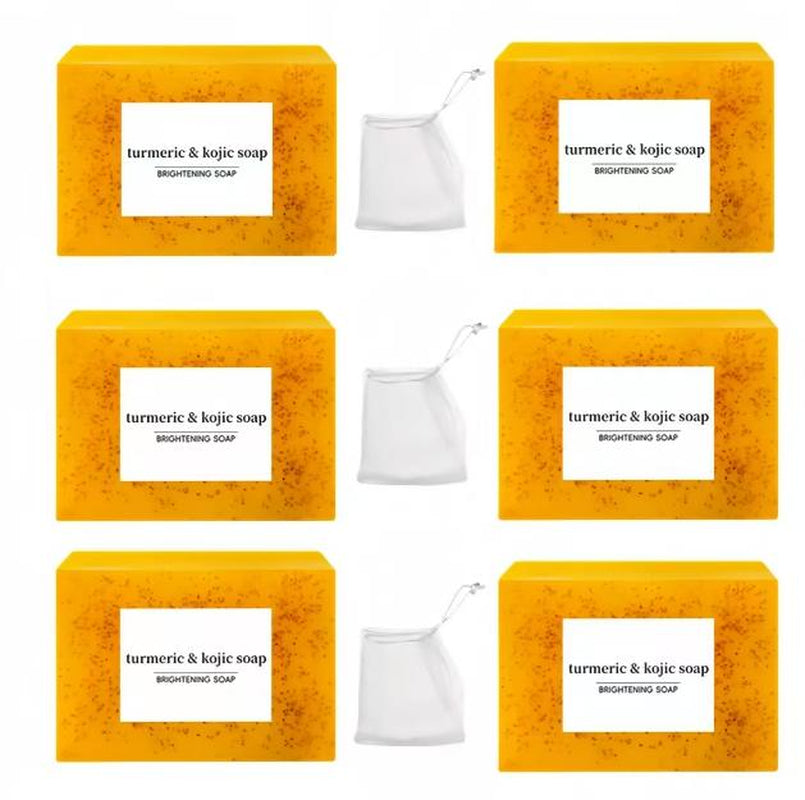 Lemon Turmeric Soap Bar Brightening Natural Cleanser