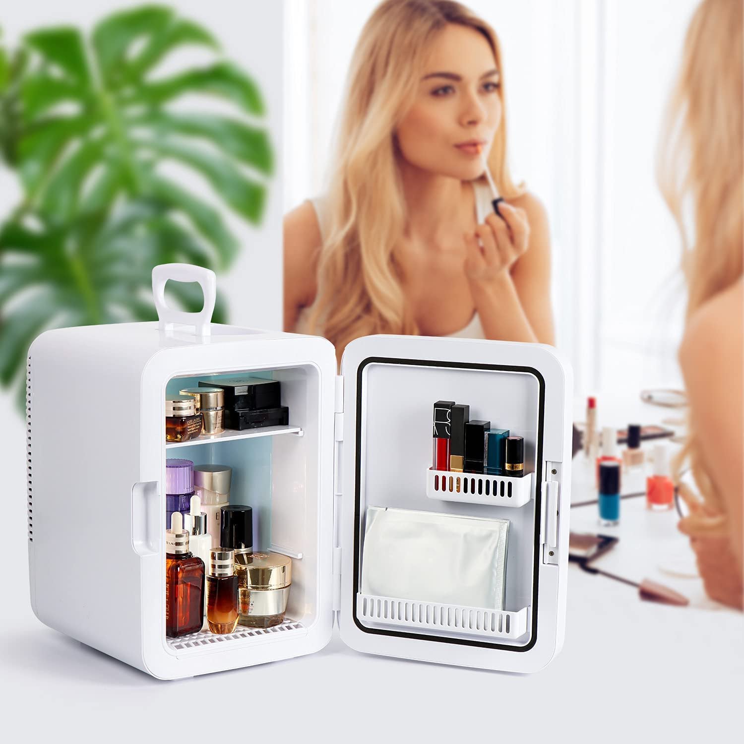 Mini Skincare Fridge – Portable Beauty Cooler